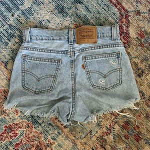 levi’s orange tab shorts